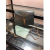 YSL Cassandra Monogram Bag in Box leather green