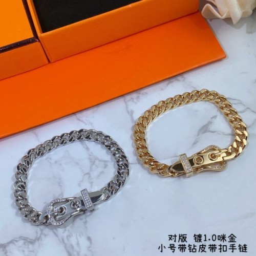 Hermes bracelet gold/ silver