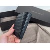 Bottega Veneta woven black leather wallet