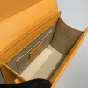 Jaquemus Le Chiquito tote bag yellow leather 18cm
