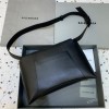 Balenciaga Downtown all black shoulder bag