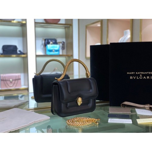 BVLgari Serpenti Forever small black bag