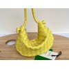 Bottega Veneta Turn Medium Yellow Intrecciato Leather Bag