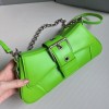 Balenciaga Lindsay green shoulder bag