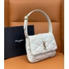 YSL LE 57 White Lambskin Shoulder Bag