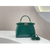Fendi Peekaboo crocodile leather hand bag