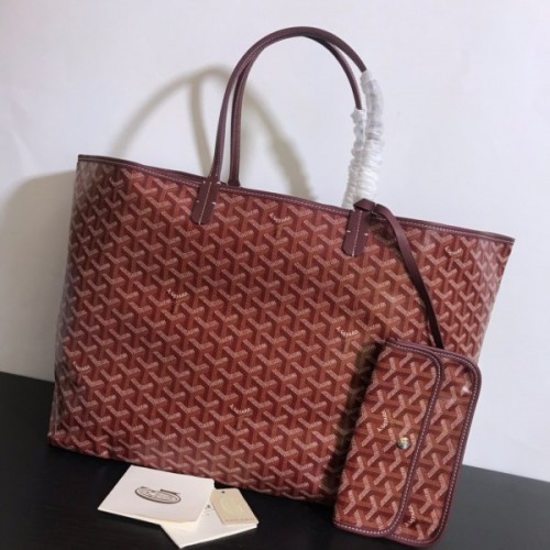 Goyard St Louis Tote XXL Red Bag