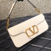 Valentino Garavani Locò large white bag