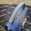 Valentino Vsling Krystal blue hand bag