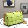 Bottega Veneta The Chain Cassette Green Velvet Bag