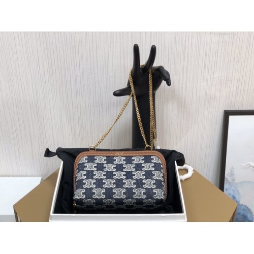 Celine Triomphe clutch bag