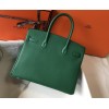 Hermes Togo Green Leather 25/30 Bag