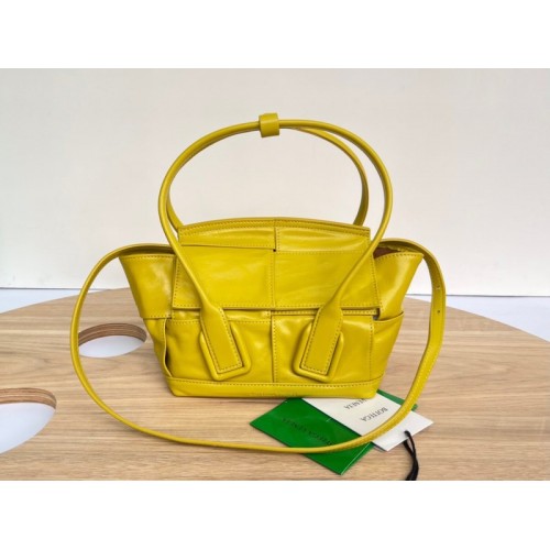 Bottega Veneta Arco Mini Yellow Tote Bag