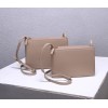 Celine trio shoulder beige bag