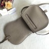 Chloe marcie medium / small gray saddle bag