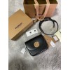 BURBERRY Leather Elizabeth Cross-Body Black Bag