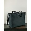 Loewe Cushion Tote Anagram calfskin black small bag