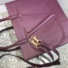 Valentino Leather Vlogo Walk Tote Bag in Red