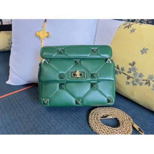 VALENTINO Garavani Stud Green bag