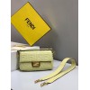 2019 Fendi bag BAGUETTE pale yellow