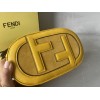 Fendi Yellow O'lock Mini Leather Camera Bag