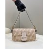 Fendi Baguette 1997 Beige FF wool bag