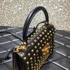 Valentino Garavani Rockstud Alcove black tote bag