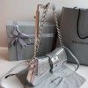 Balenciaga Lindsay silver shoulder bag