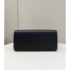 Fendi Sunshine Medium Black Leather Shopper Bag