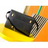 YSL Manhattan crocodile-embossed should bag 24cm