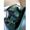 Dolce & Gabbana Small Green Calfskin DG Amore Bag
