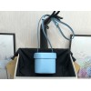 Celine Box Triomphe Blue Bag