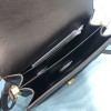 YSL Solfeino black suede shoulder bag
