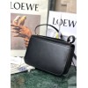 Loewe Goya leather shoulder bag in black