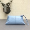 Bottega Veneta fold-over envelope clutch blue