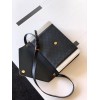 YSL Gaby Satchel Quilted Lambskin in White&Black
