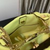 Valentino small Roman Stud Yellow Nappa Leather Bag