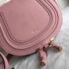 Chloe marcie medium / small pink saddle bag