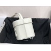 Celine Box Triomphe White Bag