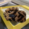 Fendi BAGUETTE MINI Brown Sheepskin Bag