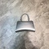 Balenciaga mini hourglass silver 19cm