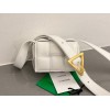 Bottega Veneta Candy Padded Cassette White Leather Bag