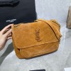 YSL Niki suede brown 28cm