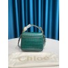 Chloe mini C bag in blue navy