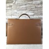 Hermes epsom brown - silver hardware 38cm