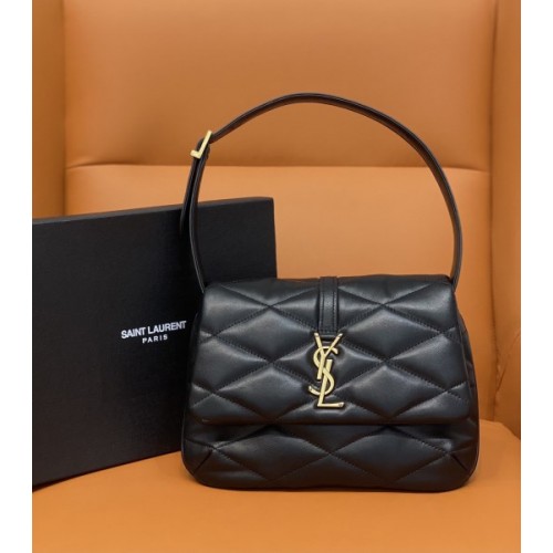 YSL LE 57 Black Lambskin Shoulder Bag