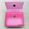 Jaquemus Le Chiquito pink leather 18cm bag