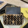 Fendi BAGUETTE Brown Sheepskin Bag