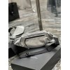 YSL Silver Nylon Bag