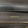Balenciaga hourglass shoulder bag in black